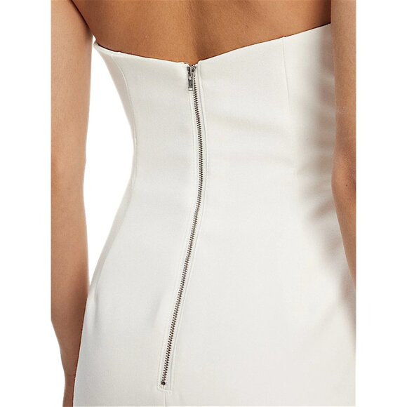 Bardot Rosalyn Strapless Midi Dress in Orchid White NWT - Size 4 - Picture 6 of 10